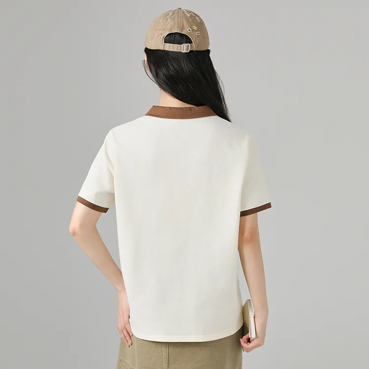 Cotton Polo Shirts Women's-2