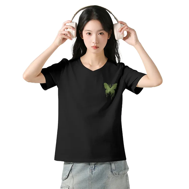 Cotton T Shirts Women's-4