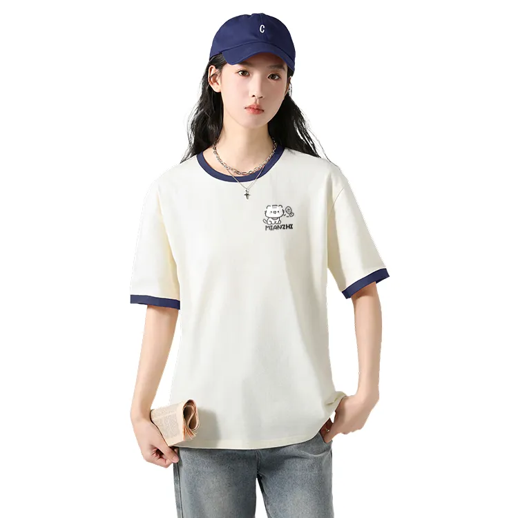 Cotton T Shirts Women's-4