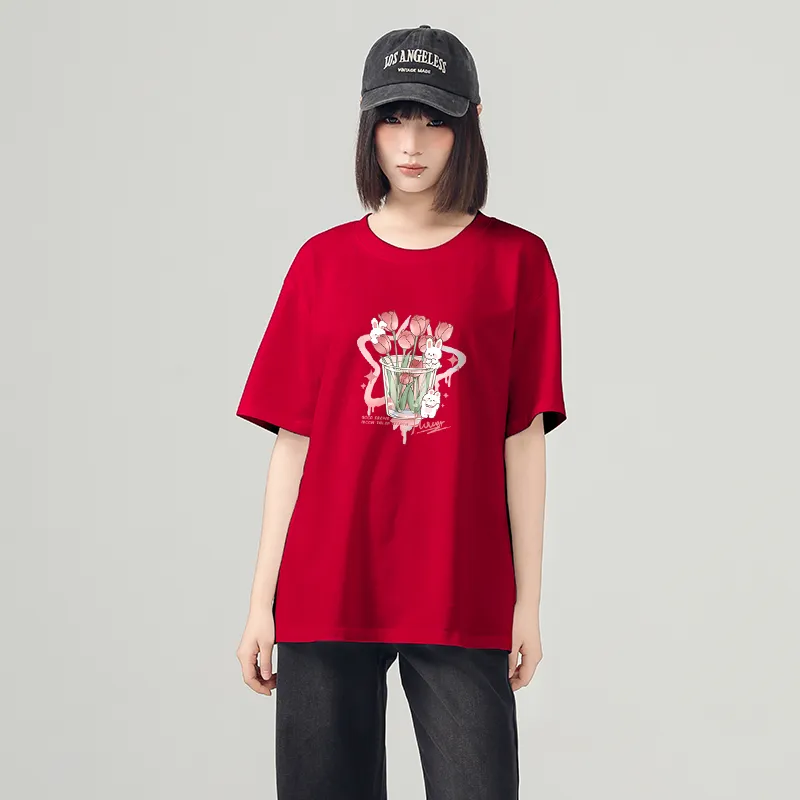 Cotton T Shirts Women's-22