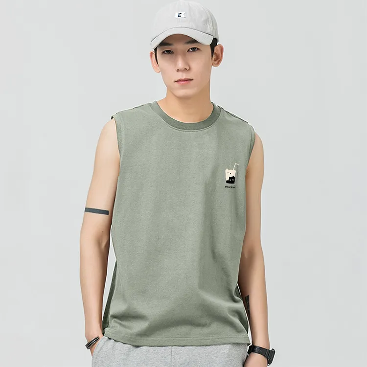 Cotton Tank Tops Unisex-7