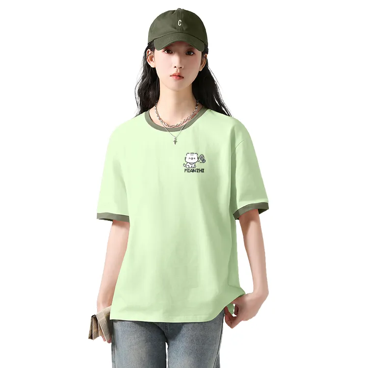 Cotton T Shirts Women's-1