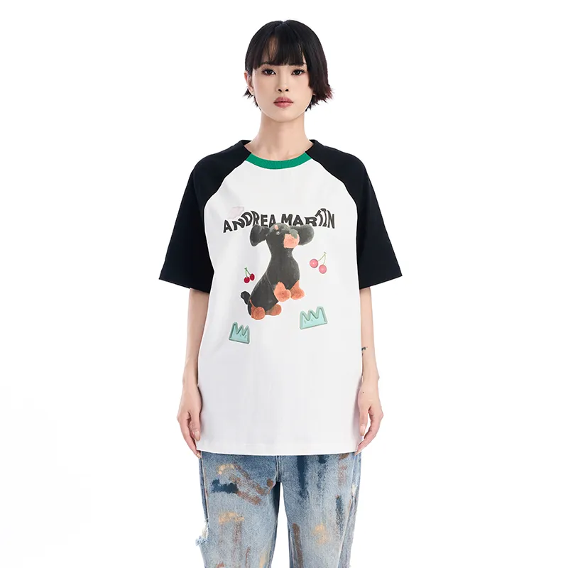 ANDREA MARTIN Raglan Sleeve T Shirt Women's-3