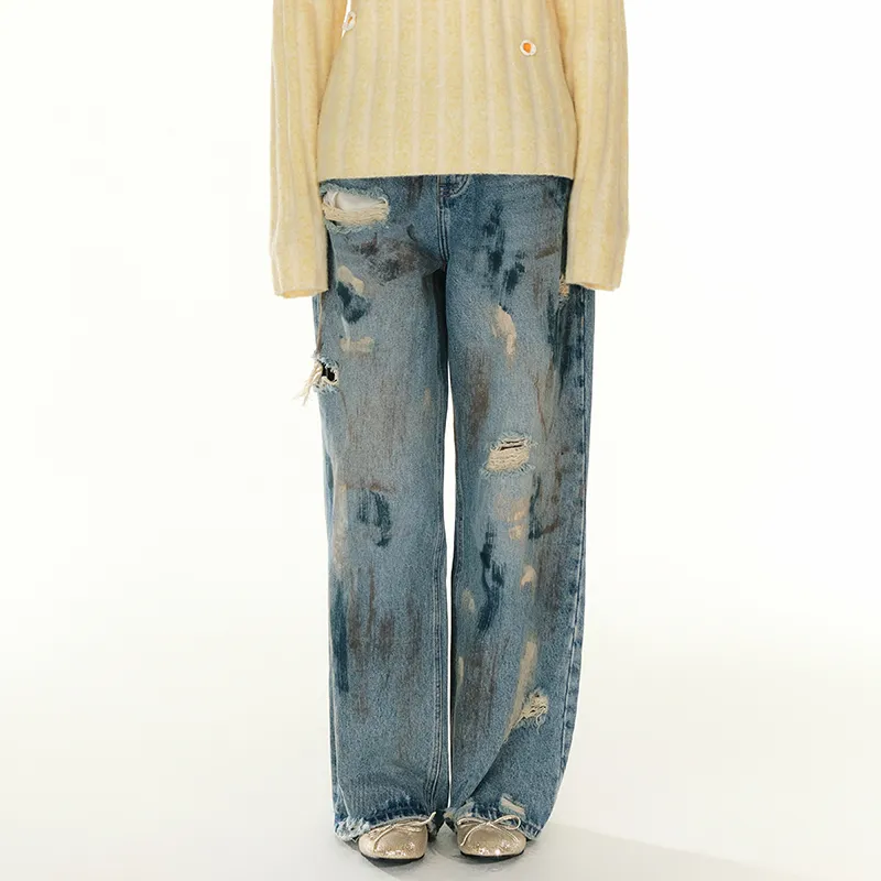ANDREA MARTIN Jeans Women's Blue-4