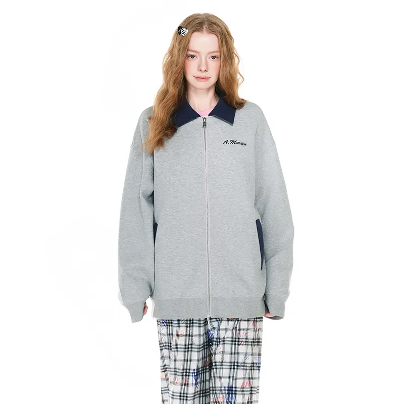 ANDREA MARTIN Jackets Unisex Gray-2
