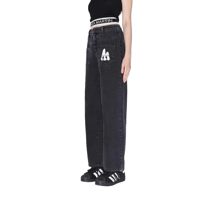 ANDREA MARTIN Jeans Women's Black-4
