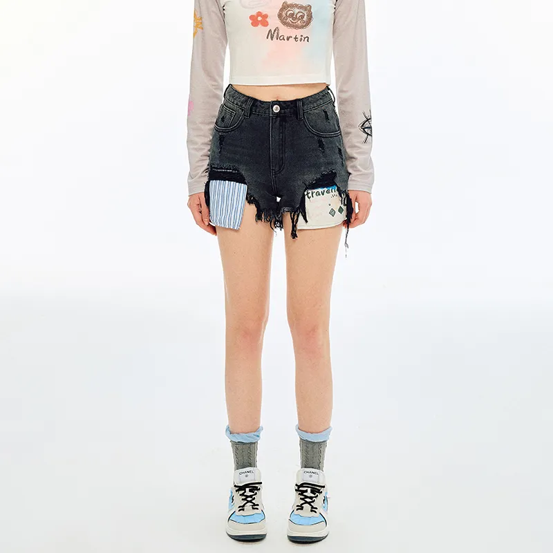 ANDREA MARTIN Denim Shorts Women's-7