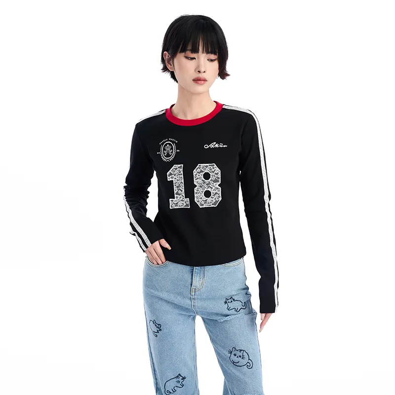 ANDREA MARTIN T Shirts Women's Black-4