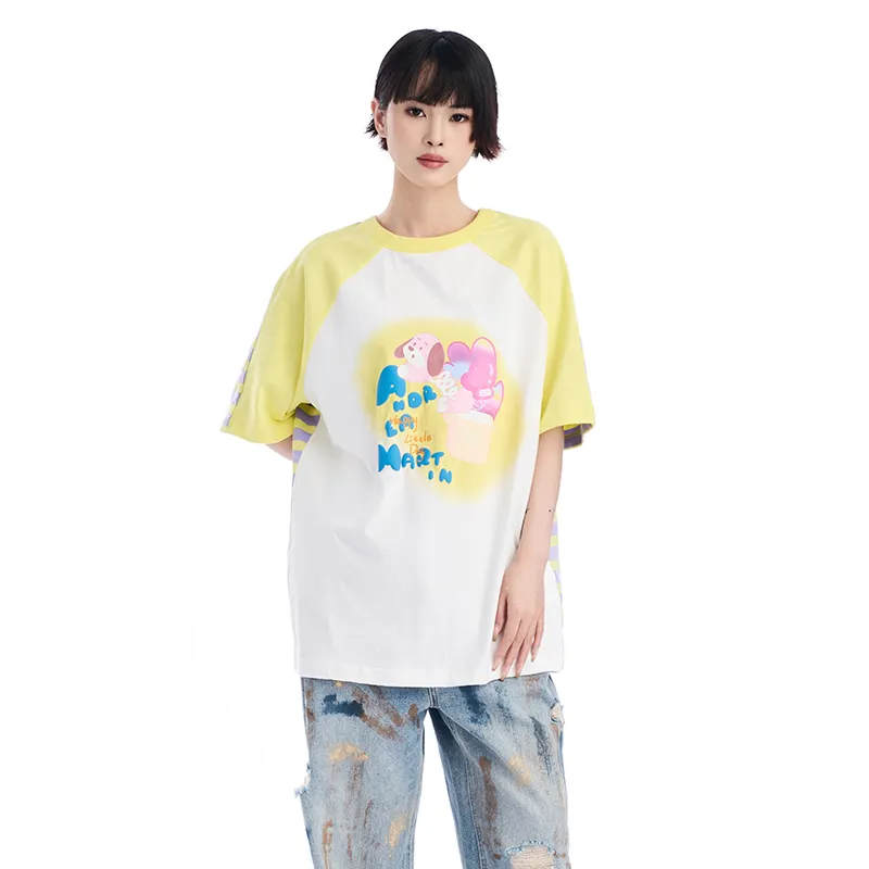 ANDREA MARTIN Raglan Sleeve T Shirt Women's-4