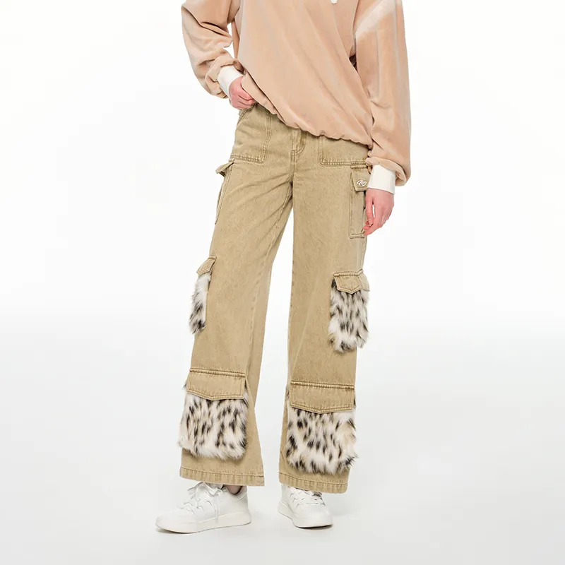 ANDREA MARTIN Jeans Women's Khaki-3