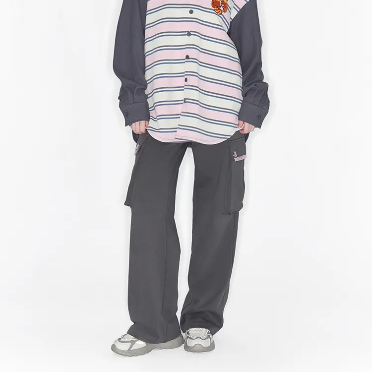 ANDREA MARTIN Cargo Pants Women's Gray-2