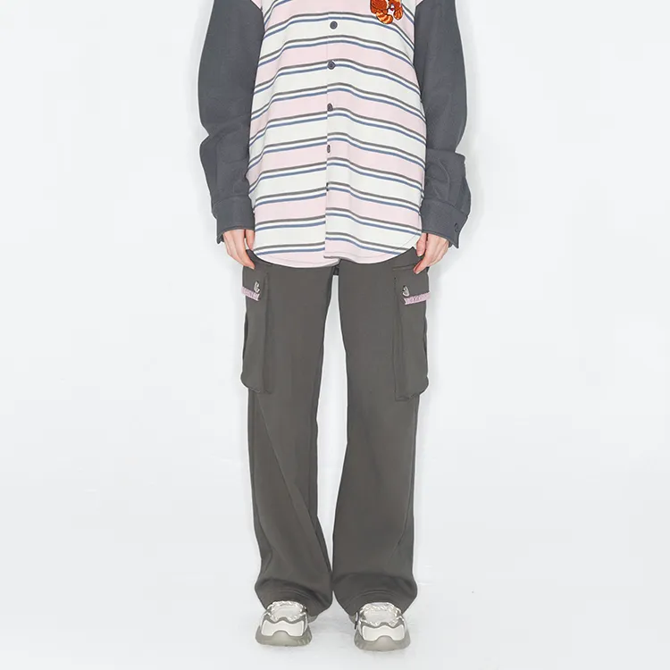 ANDREA MARTIN Cargo Pants Women's Gray-3
