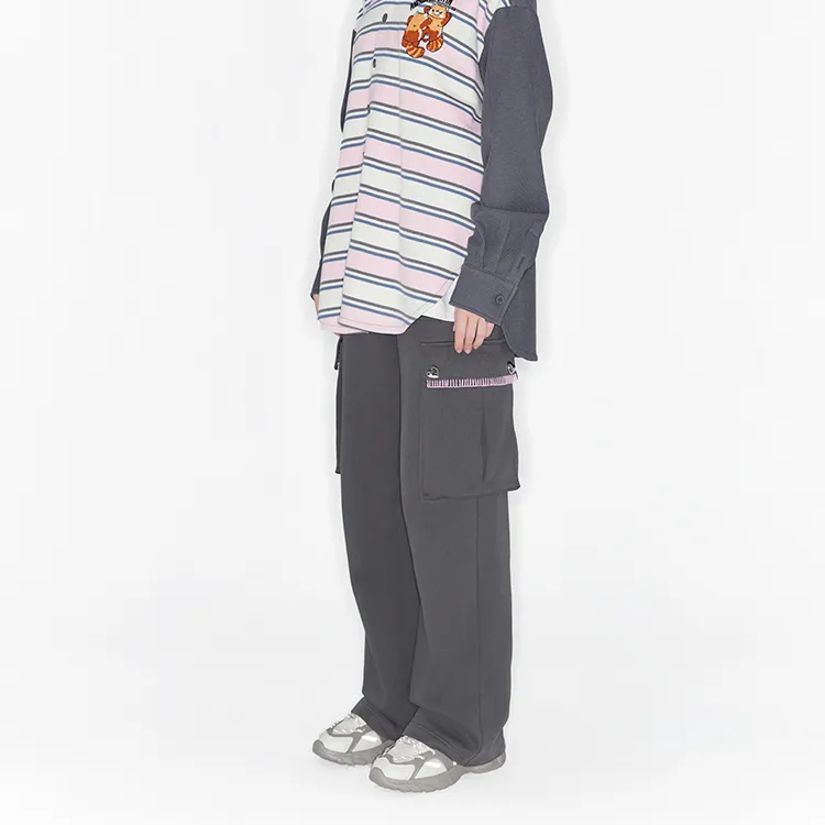 ANDREA MARTIN Cargo Pants Women's Gray-4
