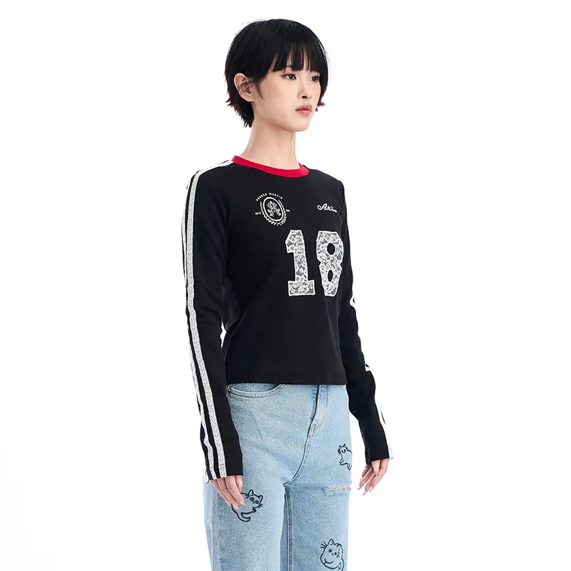 ANDREA MARTIN T Shirts Women's Black-3