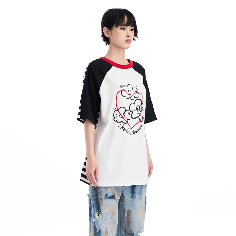 ANDREA MARTIN Raglan Sleeve T Shirt Women's-9