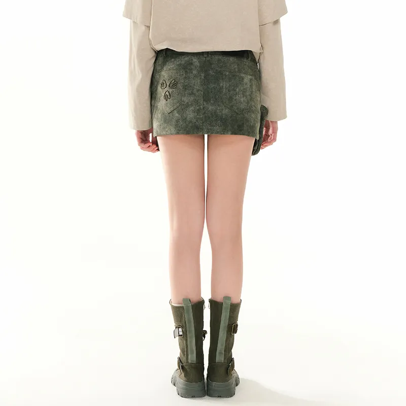 ANDREA MARTIN Cargo Short Skirts Women's-5