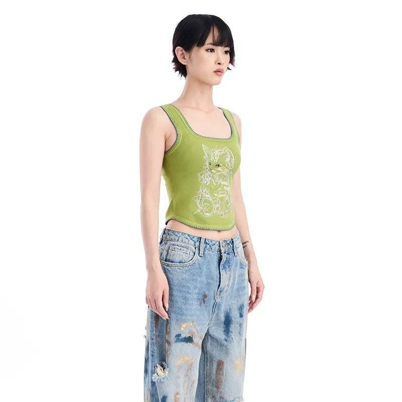 ANDREA MARTIN Tank Tops Women's-3