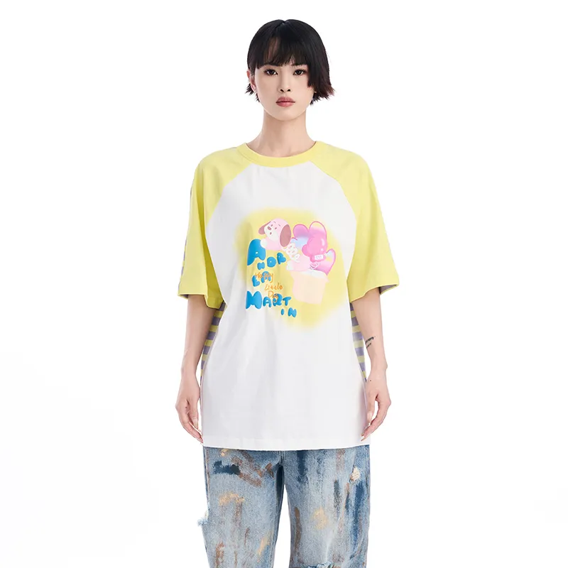 ANDREA MARTIN Raglan Sleeve T Shirt Women's-2