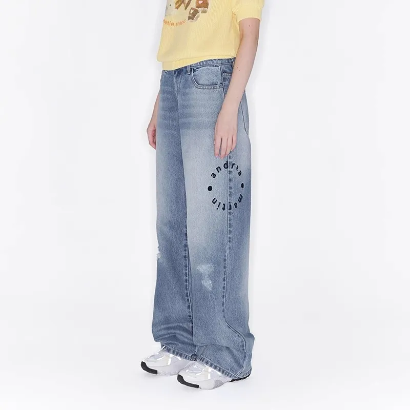 ANDREA MARTIN Jeans Women's Light Blue-3