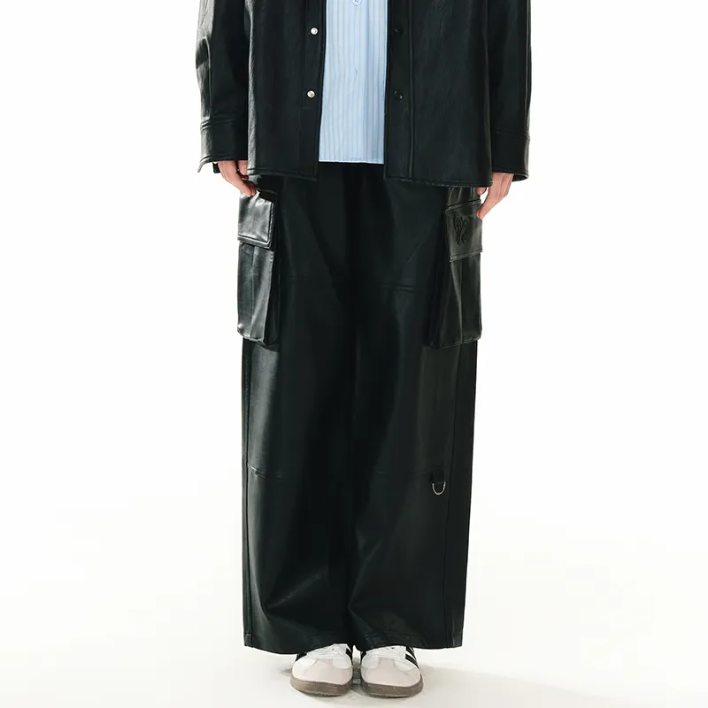 ANDREA MARTIN Leather Pants Women's-2