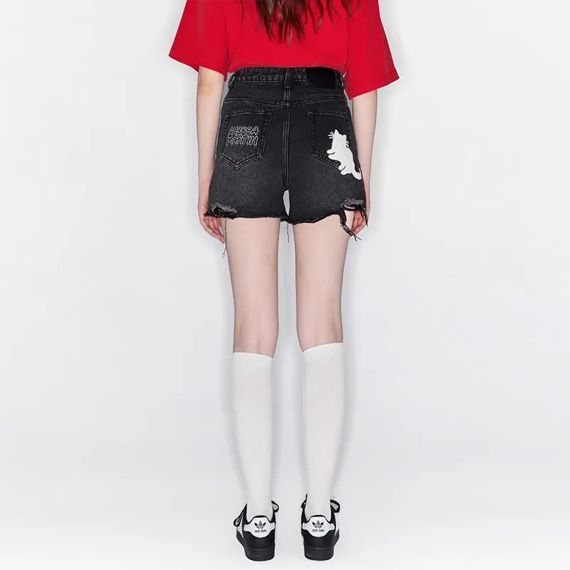ANDREA MARTIN Denim Shorts Women's-5