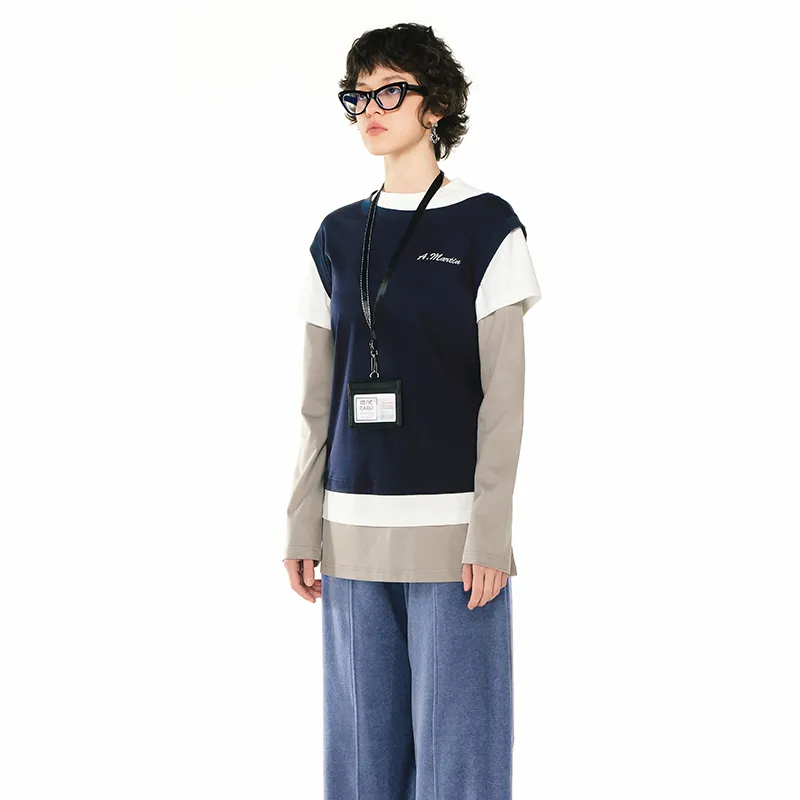 ANDREA MARTIN T Shirt Women's Navy Blue-3