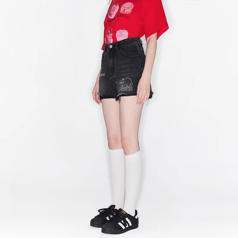 ANDREA MARTIN Denim Shorts Women's-4
