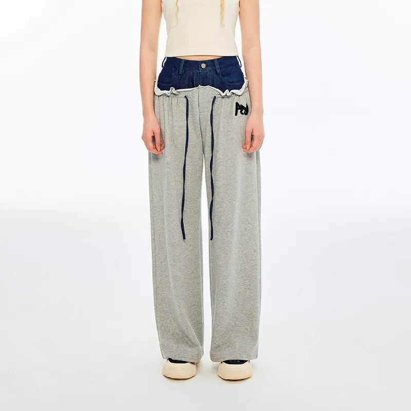 ANDREA MARTIN Casual Pants Women's Gray-3