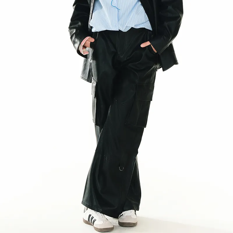 ANDREA MARTIN Leather Pants Women's-4