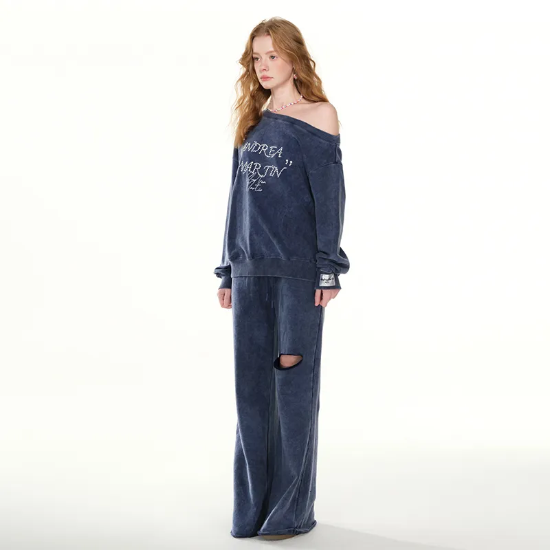 ANDREA MARTIN Sweatshirt Set Women's-9