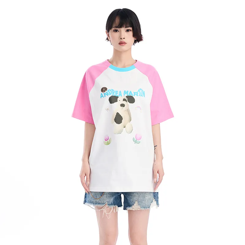 ANDREA MARTIN Raglan Sleeve T Shirt Women's-8