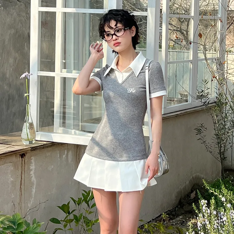 ANDREA MARTIN Short Sleeved Dress Women's-5