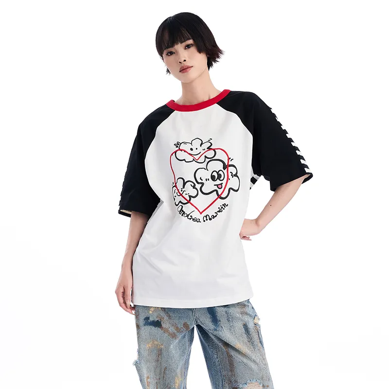 ANDREA MARTIN Raglan Sleeve T Shirt Women's-11