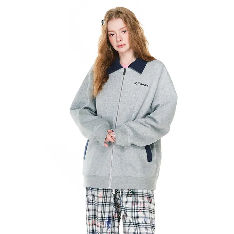 ANDREA MARTIN Jackets Unisex Gray-3