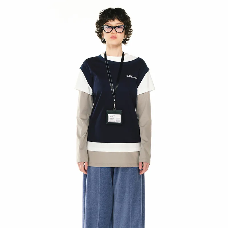 ANDREA MARTIN T Shirt Women's Navy Blue-4