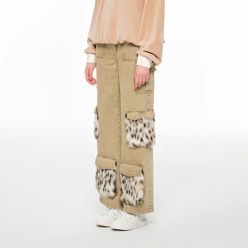 ANDREA MARTIN Jeans Women's Khaki-4