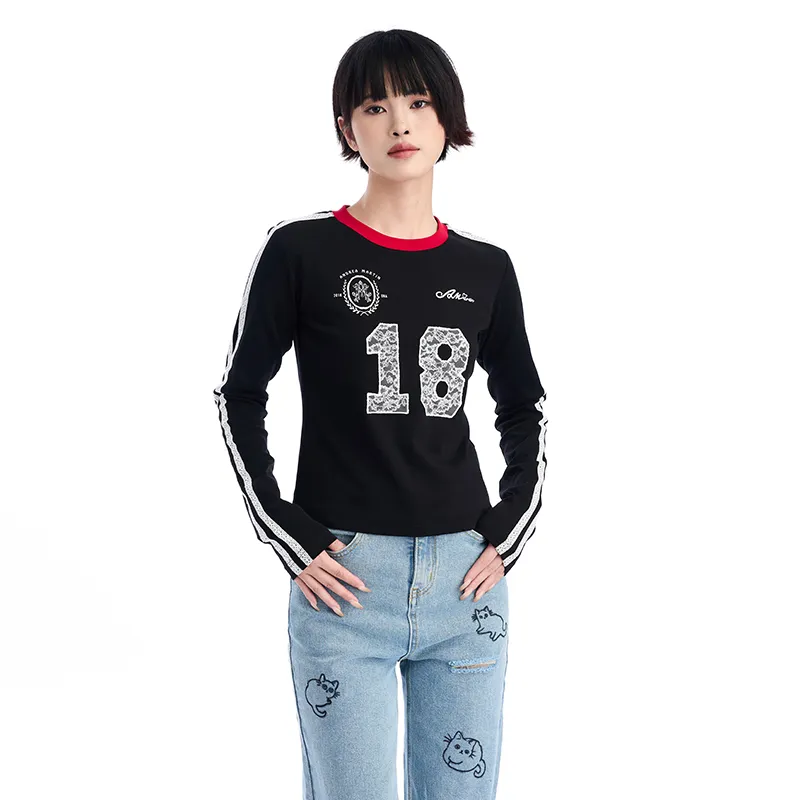 ANDREA MARTIN T Shirts Women's Black-2