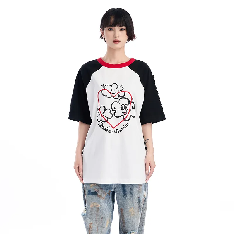 ANDREA MARTIN Raglan Sleeve T Shirt Women's-8