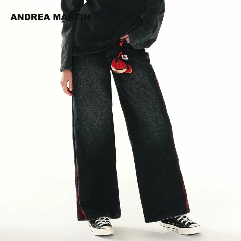 ANDREA MARTIN Jeans Women's Black-2
