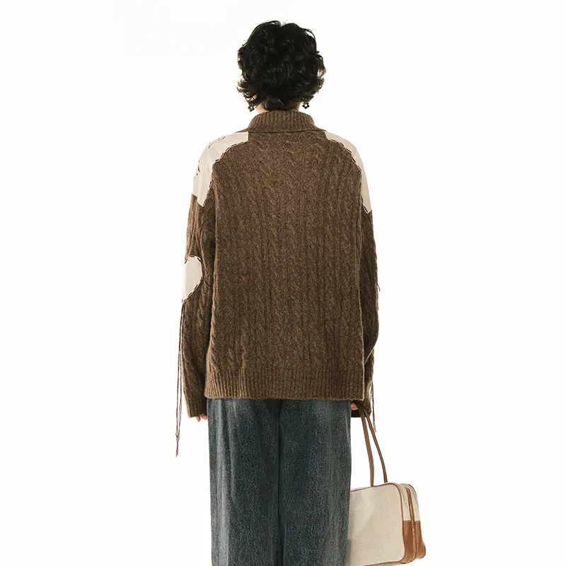 ANDREA MARTIN Knitted Fabric Cardigan Women's-5