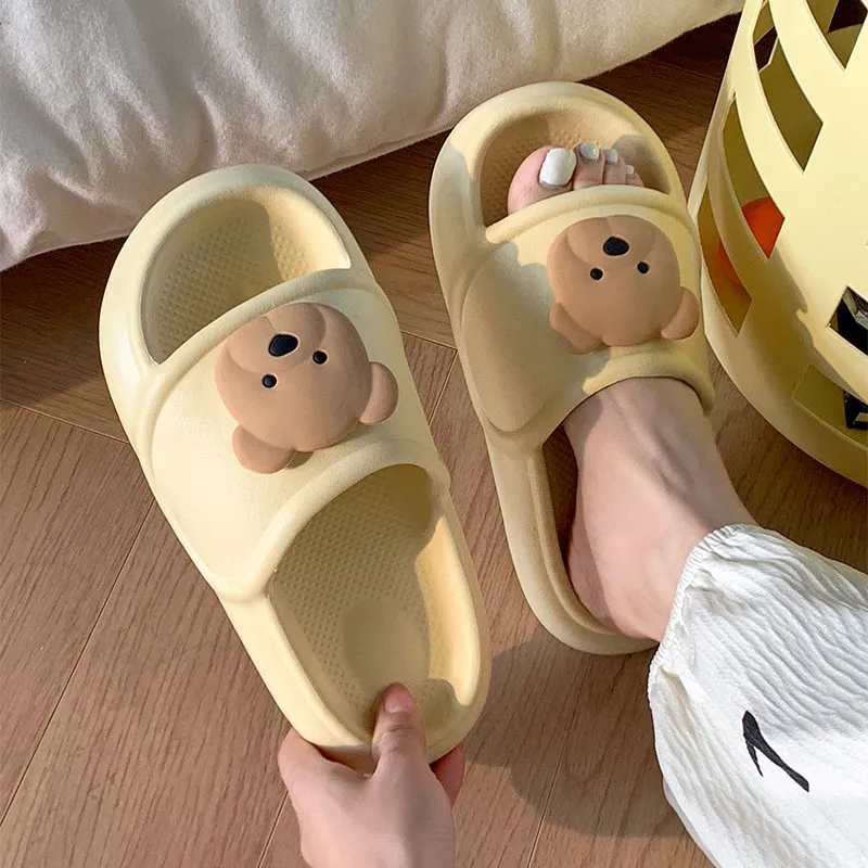TLIT EVA Slip Resistant Odor Resistant Summer Platform Indoor Home Couple Squashy And Bouncy Feeling Slippers-1