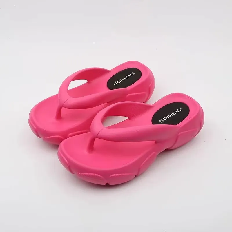 Meter EVA Platform Flip Flops With Bathroom Slip Resistant Soft Sole Slippers-5
