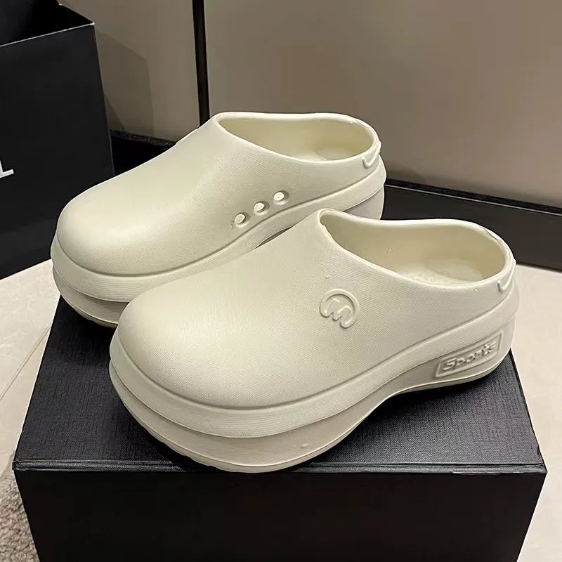 Meter Height Increasing Slippers With Platform, Closed Toe, Lightweight Slip Resistant Slippers-9