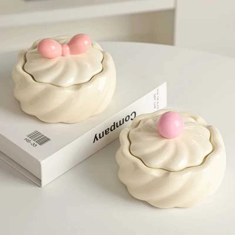 Meter Cute Creative Advanced Personalized Style Living Room Advanced Feel Ashtray Cream Style-3
