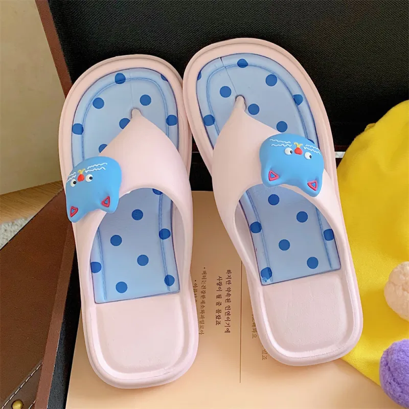 Meter Ins Cute Polka Dot Cat EVA Soft Sole, Summer Women's EVA Flip Flops-3