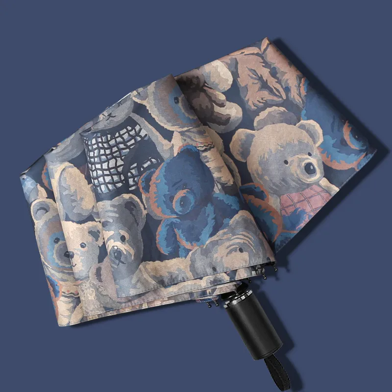 Meter Fully Automatic Umbrella For Sunny And Rainy Days Folding Sun And UV Protection Umbrella Premium Quality-6