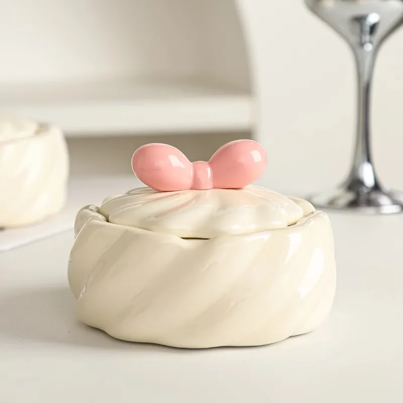 Meter Cute Creative Advanced Personalized Style Living Room Advanced Feel Ashtray Cream Style-2