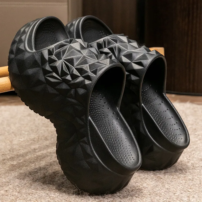Meter Design Sense High Heel EVA Summer, Platform Sole Flip Flops, Non Slip Wear Resistant Breathable, Slippers-5
