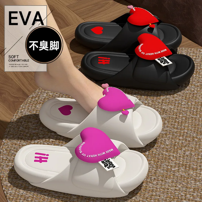 Meter Good Looking Slippers Summer Cute, Indoor Squashy And Bouncy Feeling Home Slip Resistant Platform Slide Slipper-1