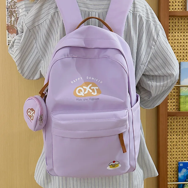 Kaka Tree Nylon Backpack Unisex Multicolor-6